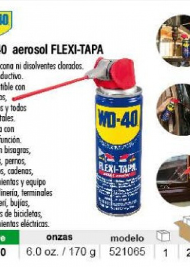 WD-40 aerosol FLEXI-TAPA